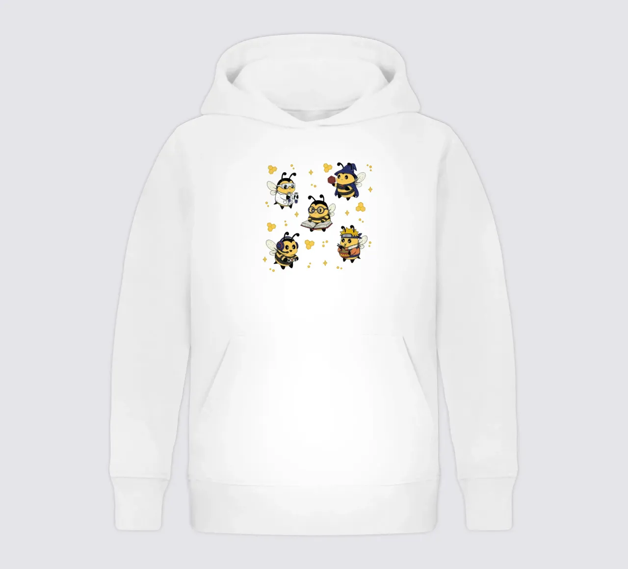 Squadra di api nerd felpa bambino con cappuccio da Loobs