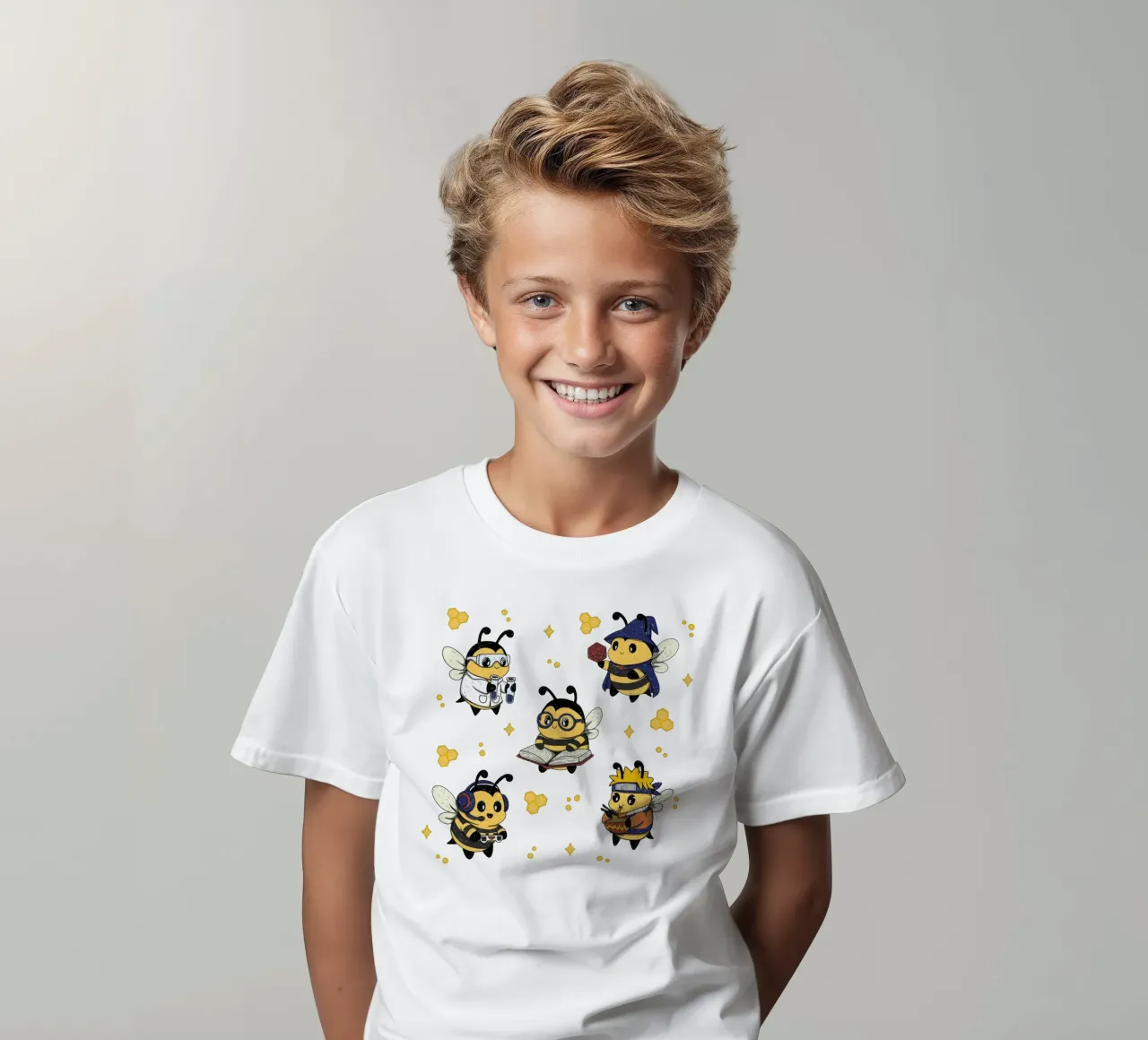 Squadra di api nerd t-shirt bambini da Loobs