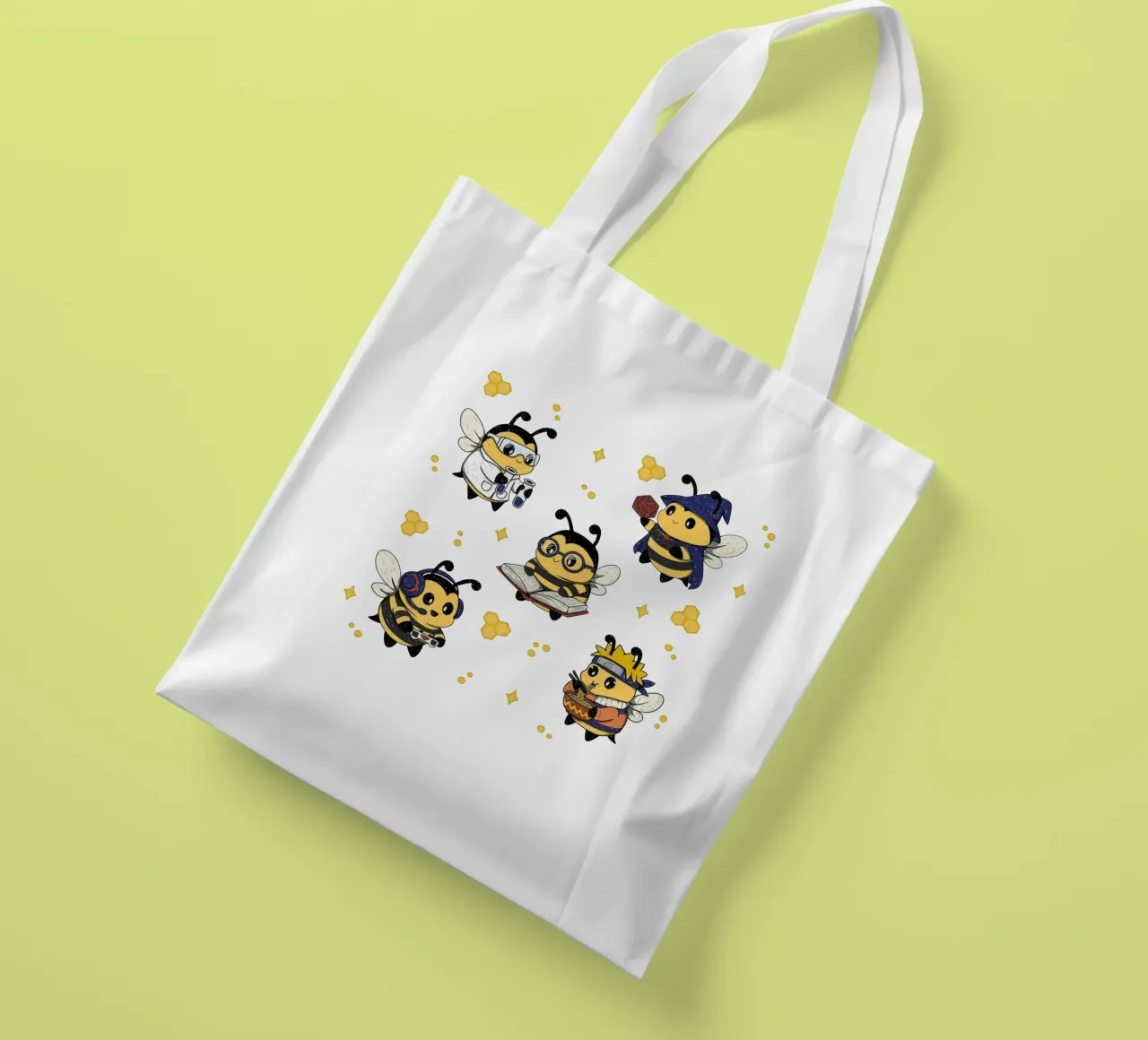 Squadra di api nerd borsa in juta da Loobs