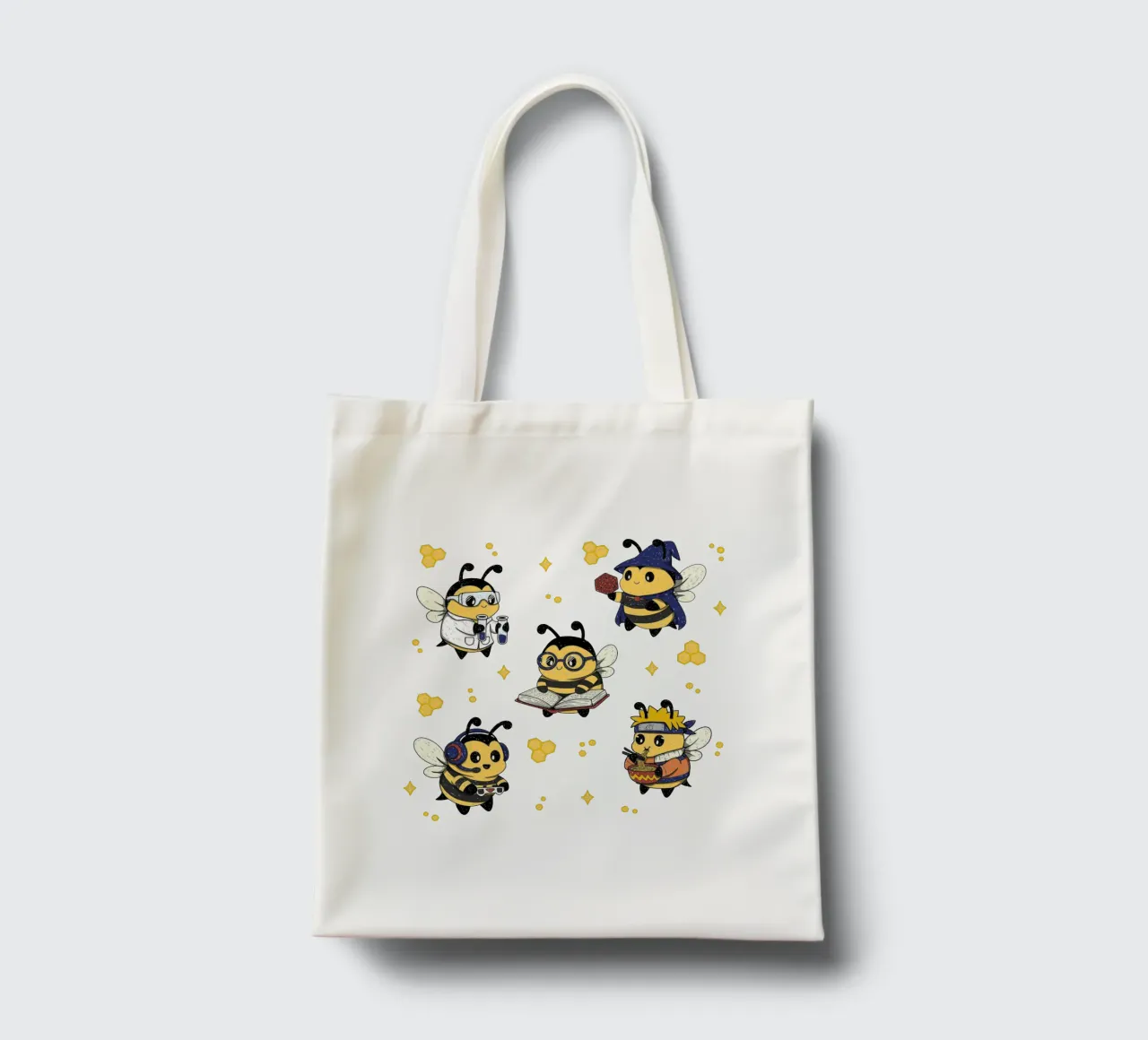 Squadra di api nerd borsa in juta da Loobs