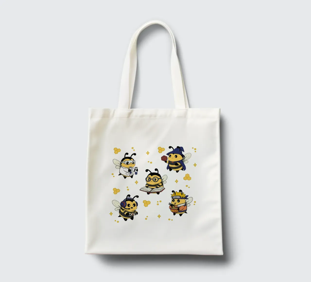 Squadra di api nerd borsa in juta da Loobs