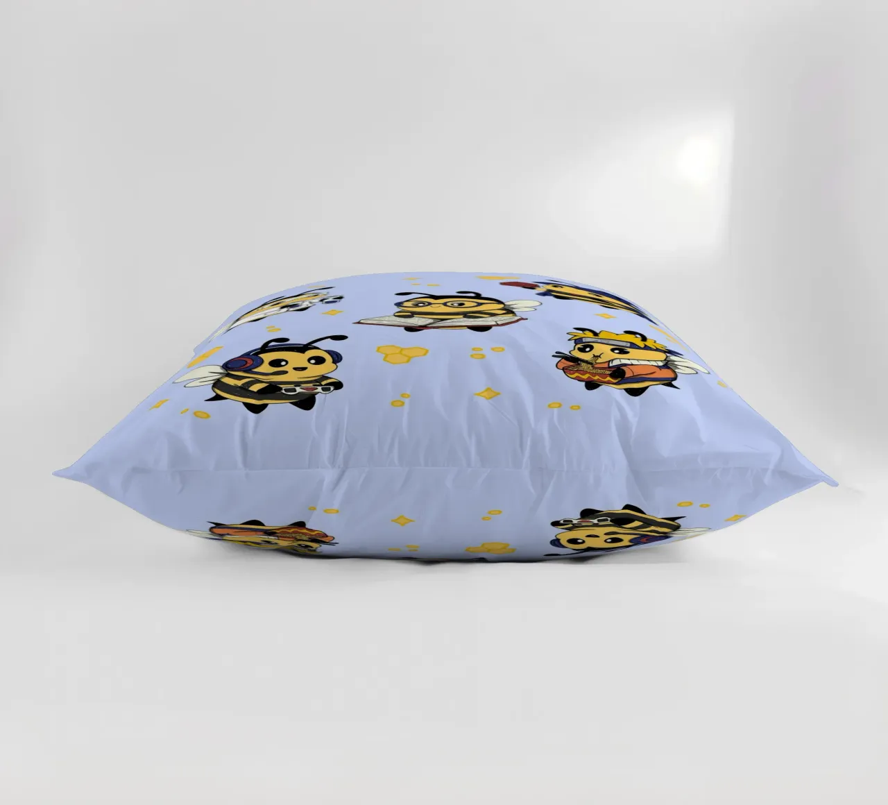 Nerdy Bees Kader Kissen von Loobs