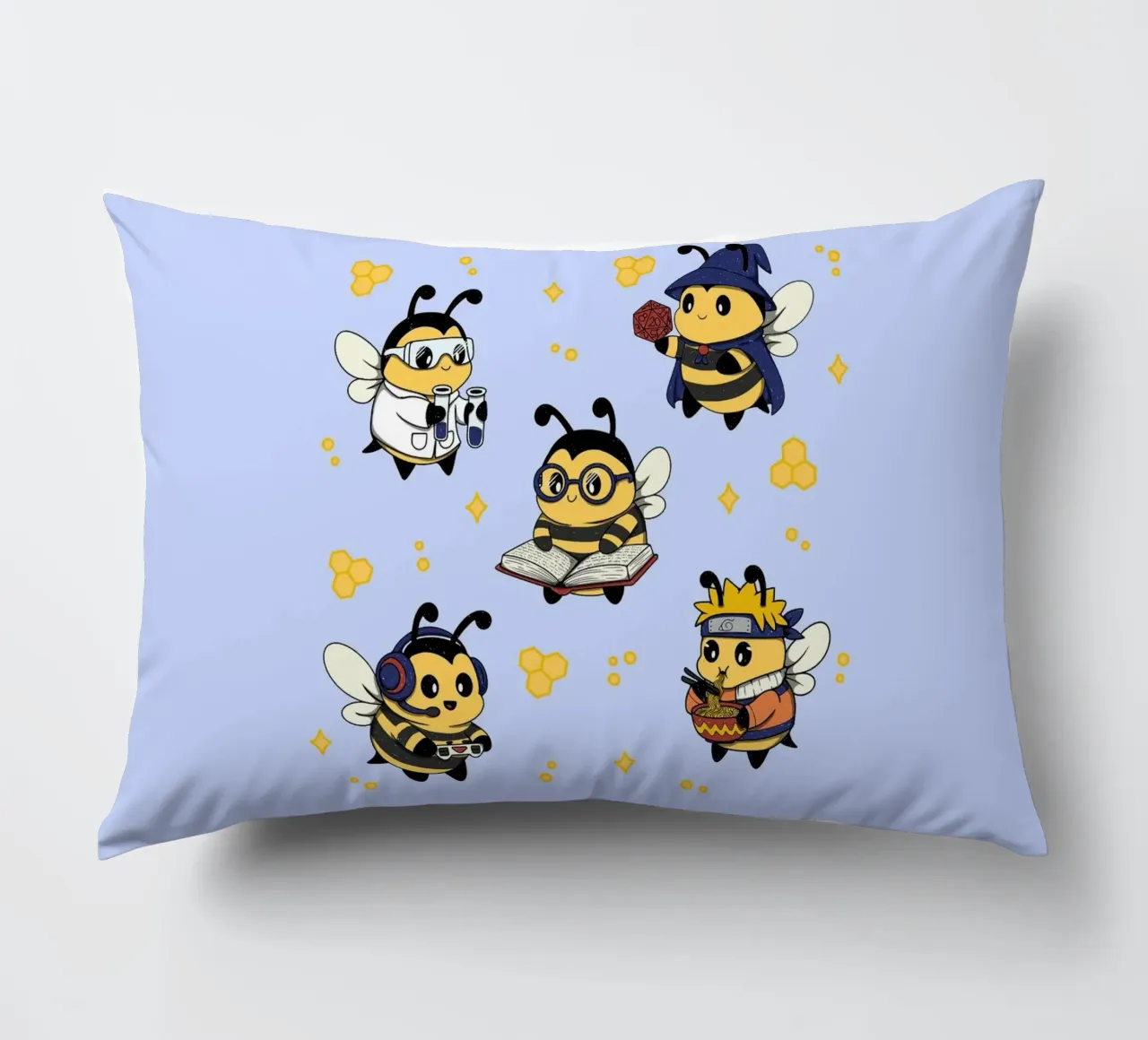 Squadra di api nerd cuscino da Loobs