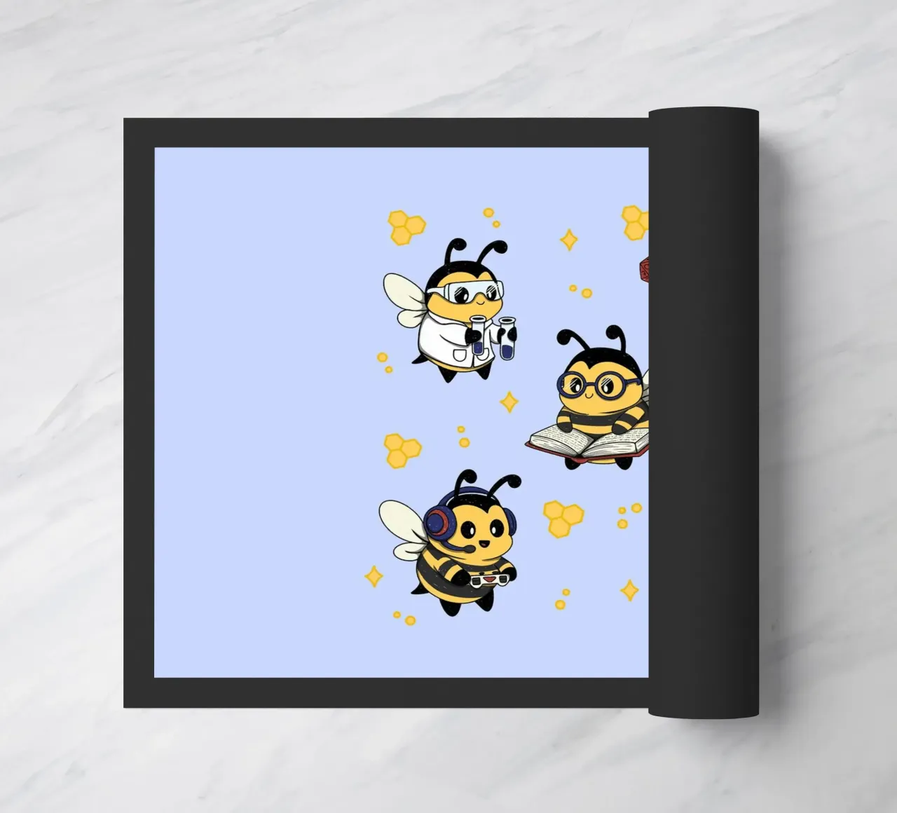 Squadra di api nerd zerbino da Loobs