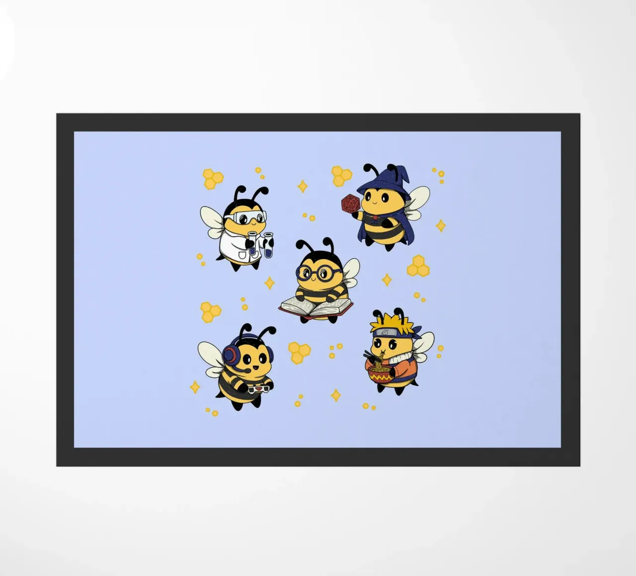 Squadra di api nerd zerbino da Loobs