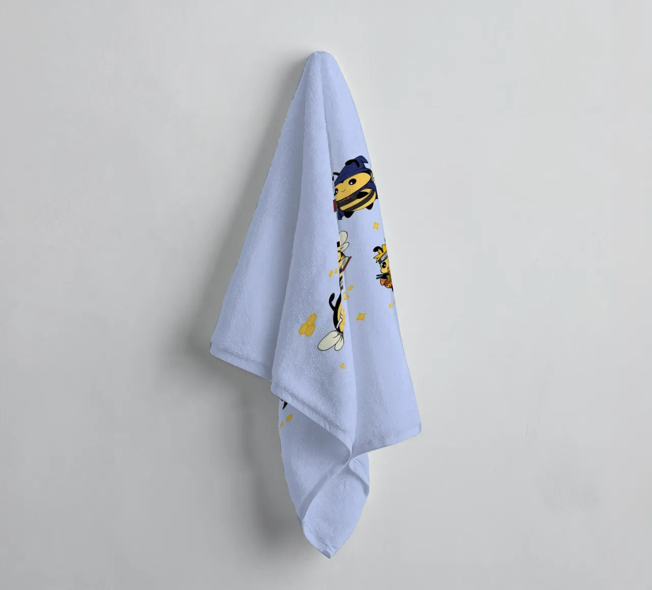 Squadra di api nerd asciugamano da bagno da Loobs