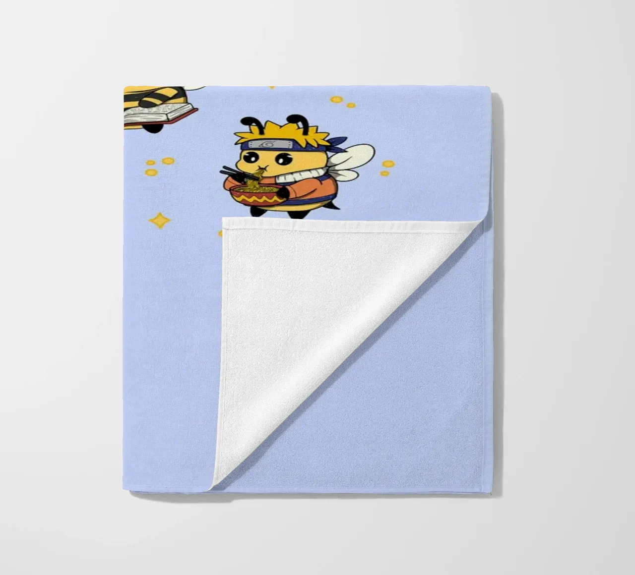 Nerdy Bees Squad beach towel by Loobs