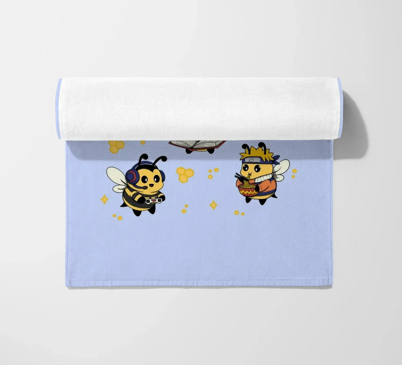 Nerdy Bijen Squad strandhanddoek van Loobs