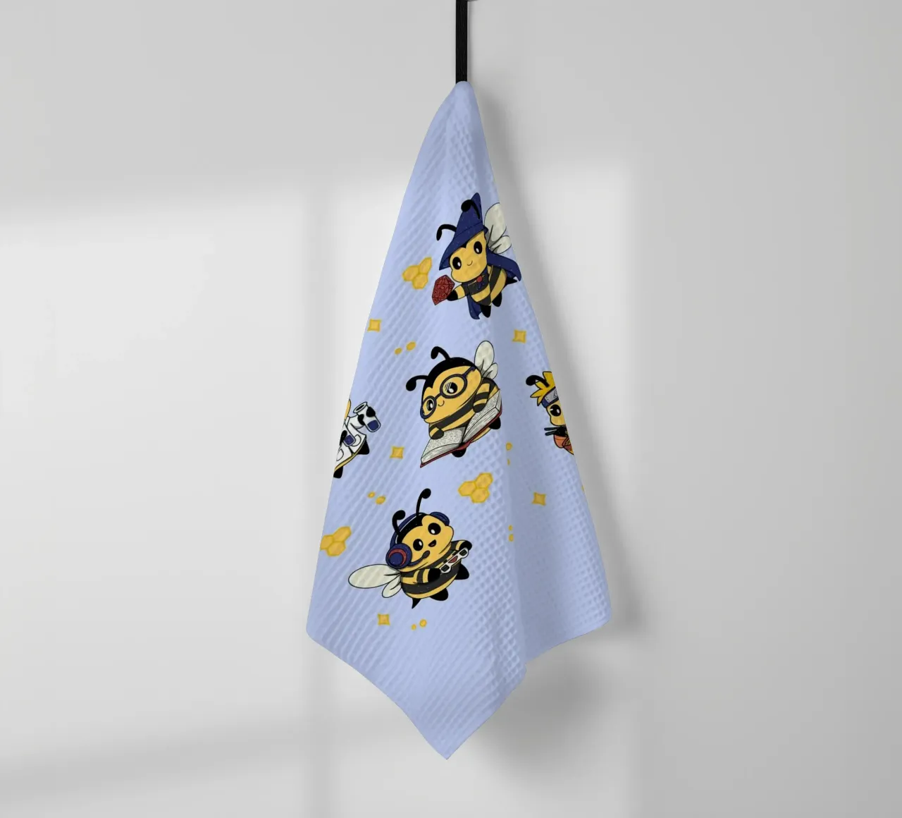 Nerdy Bees Kader Geschirrtuch von Loobs