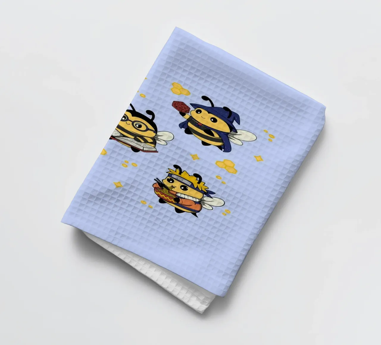 Nerdy Bees Kader Geschirrtuch von Loobs