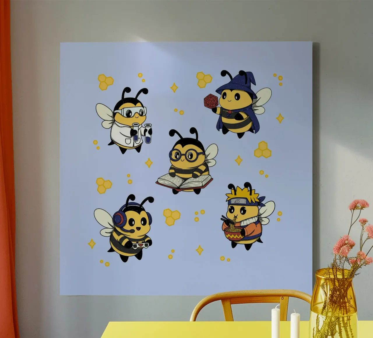 Squadra di api nerd tela da Loobs