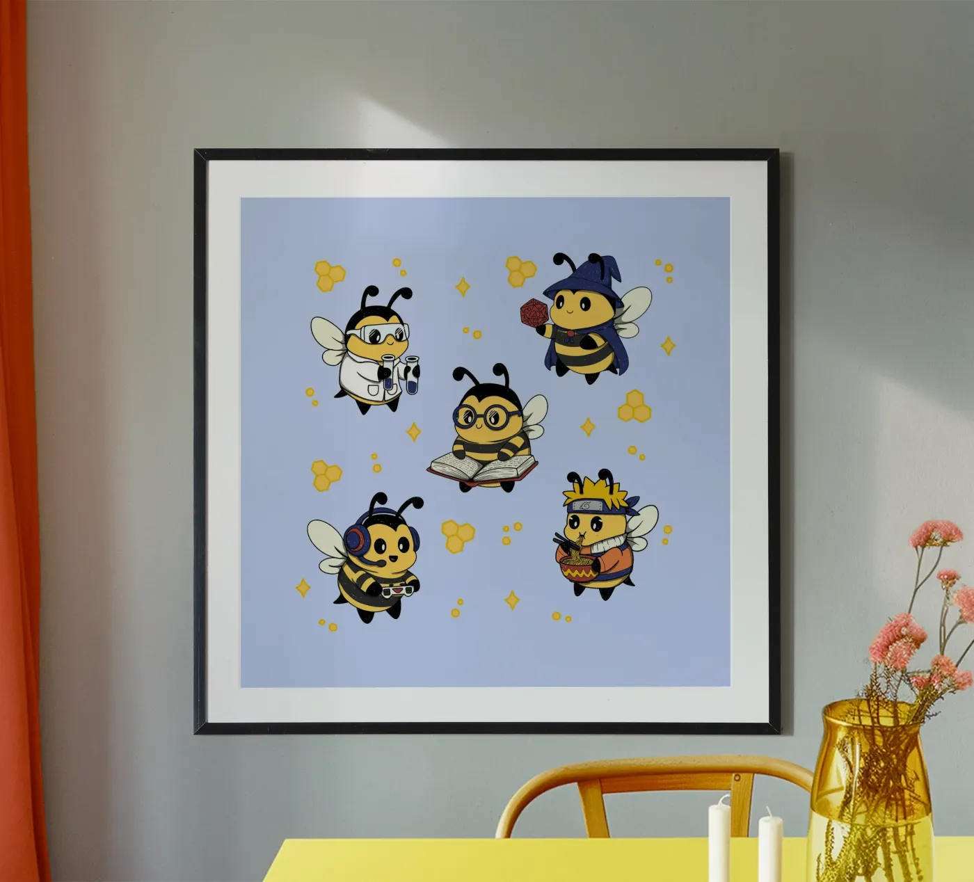 Squadra di api nerd poster da Loobs