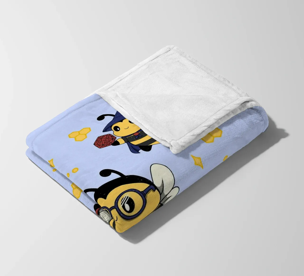 Squadra di api nerd coperta in pile da Loobs