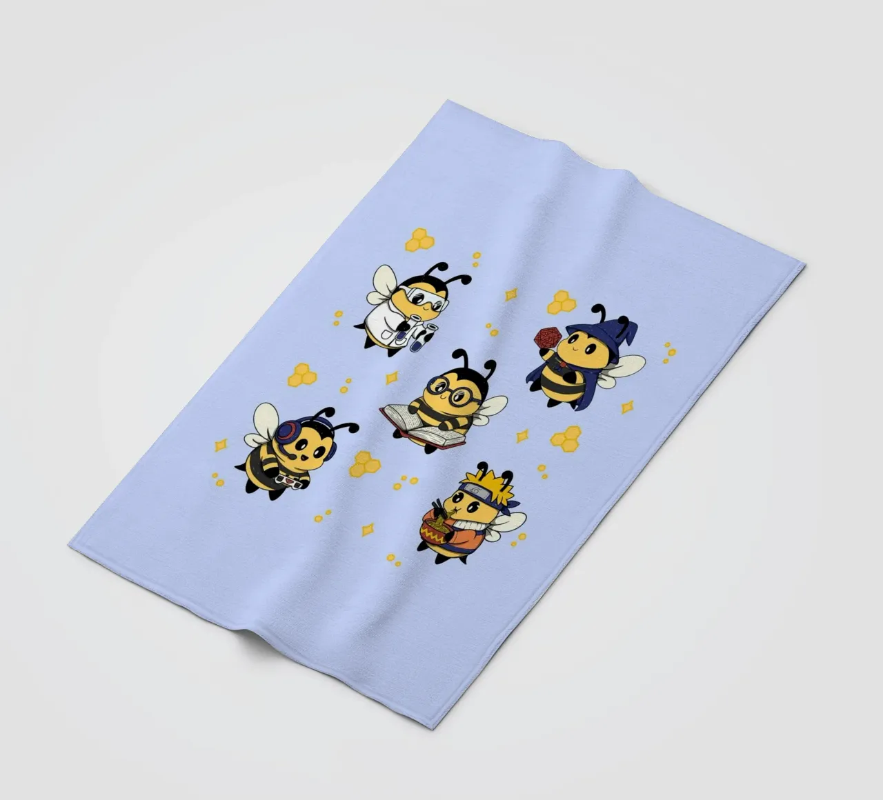 Squadra di api nerd coperta in pile da Loobs