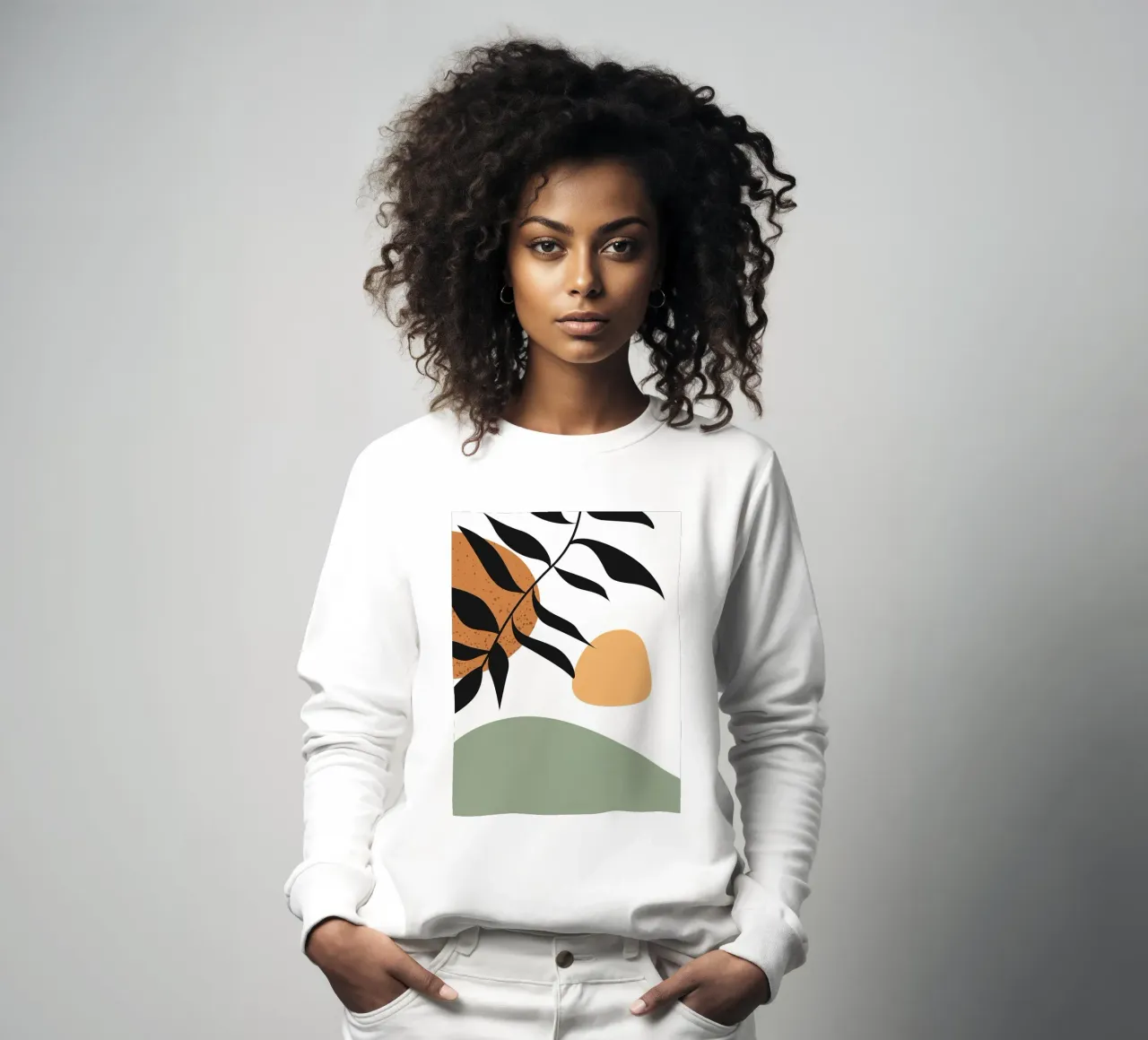 Collezione natura astratta felpa da BasicShopByBell