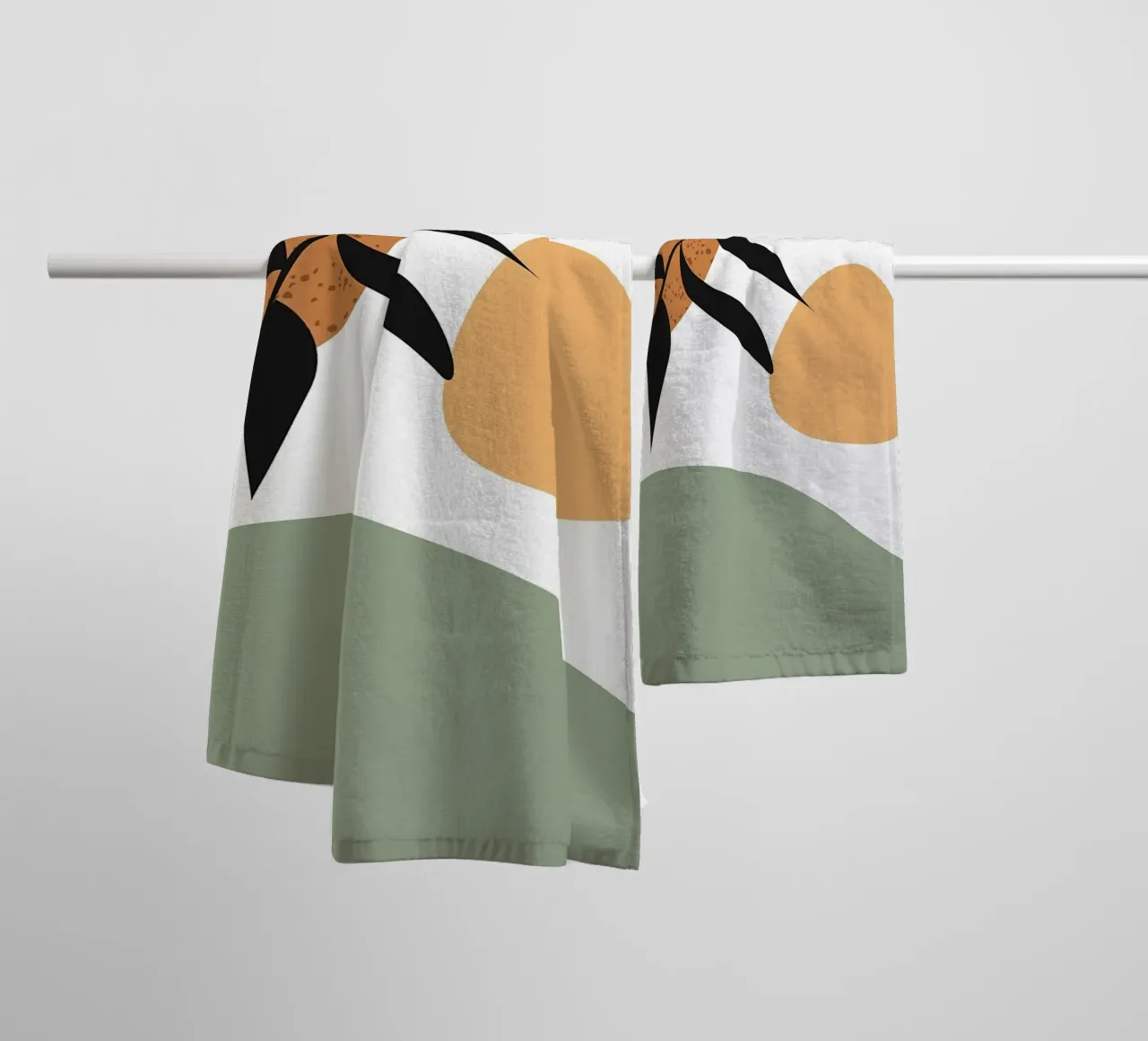 Abstract nature collection towel by BasicShopByBell
