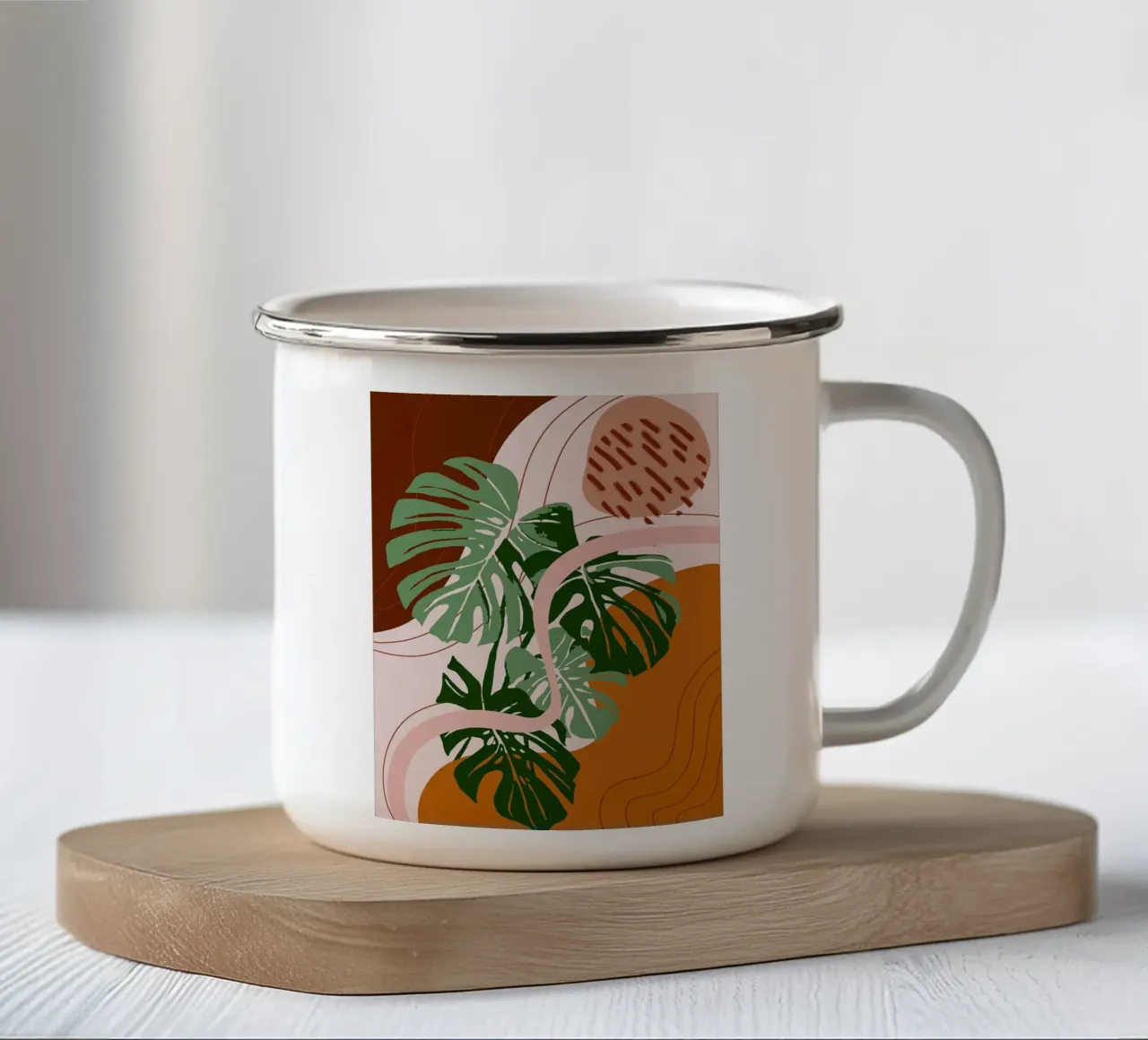 Piante di Boemia tazza in smalto da BasicShopByBell