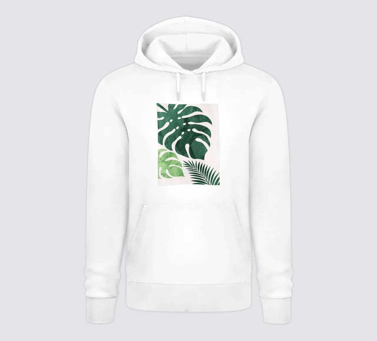 FLOREALE BOTANICO TROPICALE felpa con cappuccio da BasicShopByBell