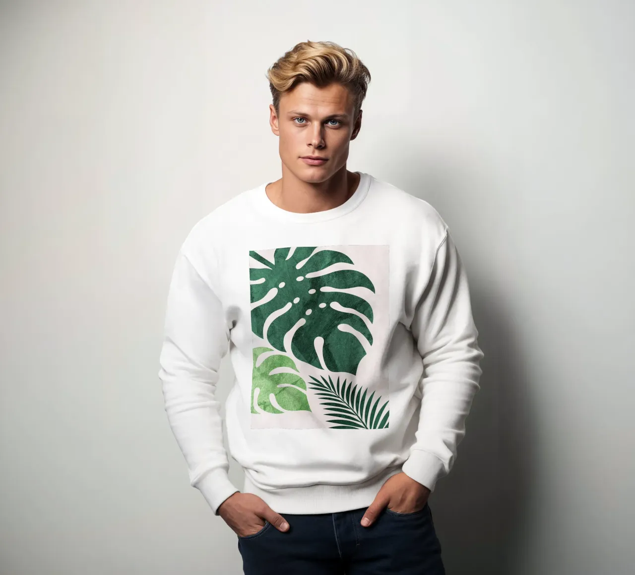 FLOREALE BOTANICO TROPICALE felpa da BasicShopByBell