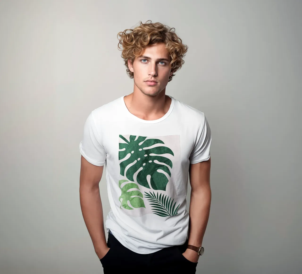 FLOREALE BOTANICO TROPICALE t-shirt da BasicShopByBell