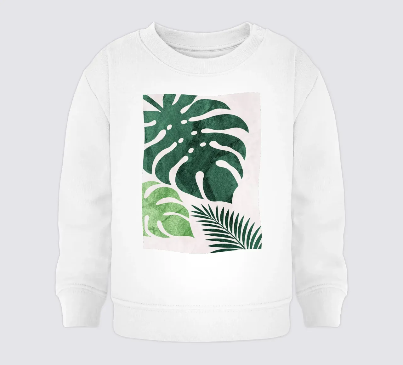 FLOREALE BOTANICO TROPICALE felpa neonato da BasicShopByBell