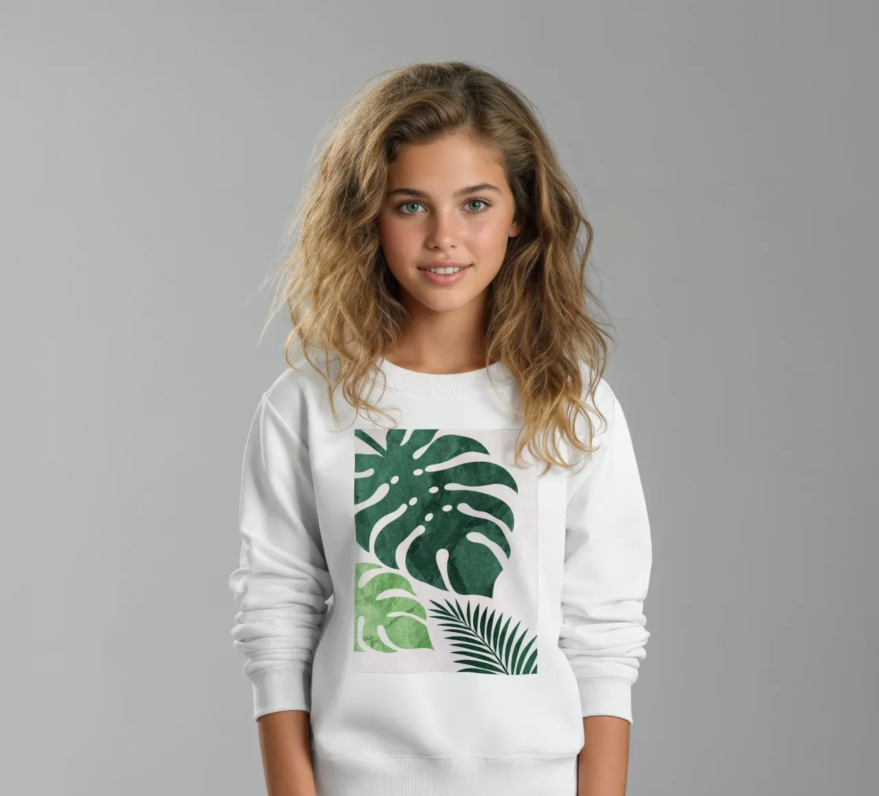 FLOREALE BOTANICO TROPICALE felpa bambino da BasicShopByBell