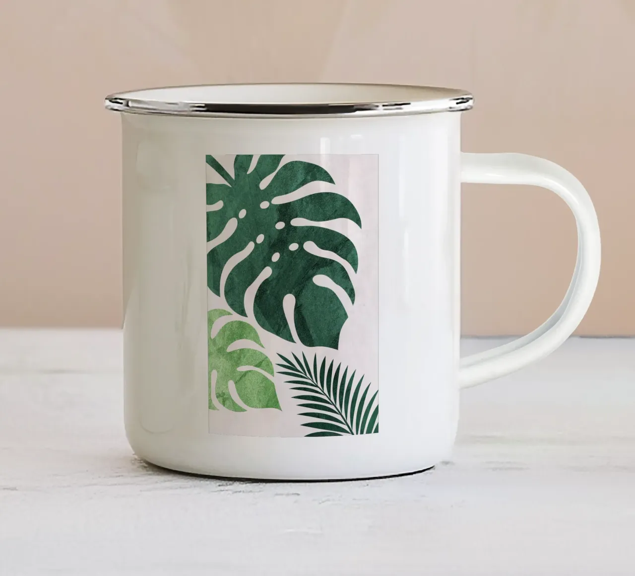 FLOREALE BOTANICO TROPICALE tazza in smalto da BasicShopByBell