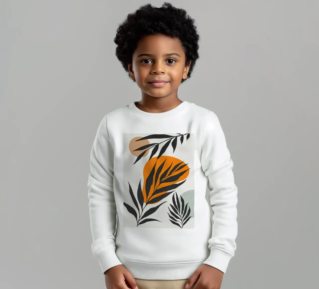 Floreale minimalista felpa bambino da BasicShopByBell