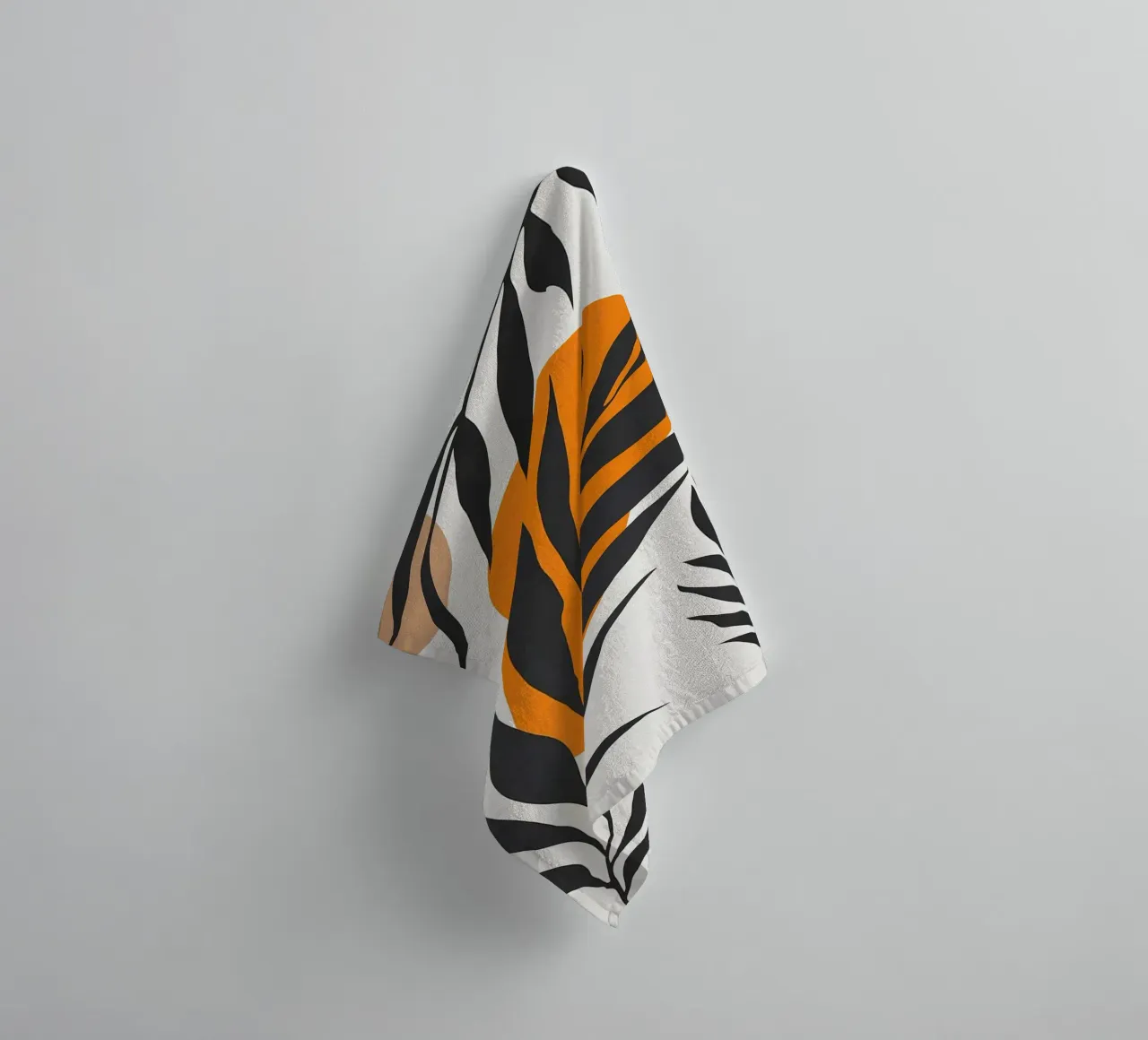 Floreale minimalista asciugamano da bagno da BasicShopByBell