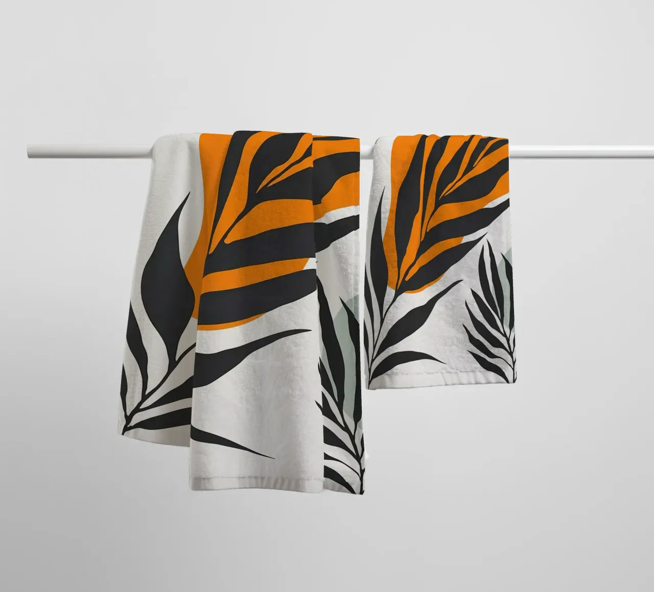 Floreale minimalista asciugamano da bagno da BasicShopByBell