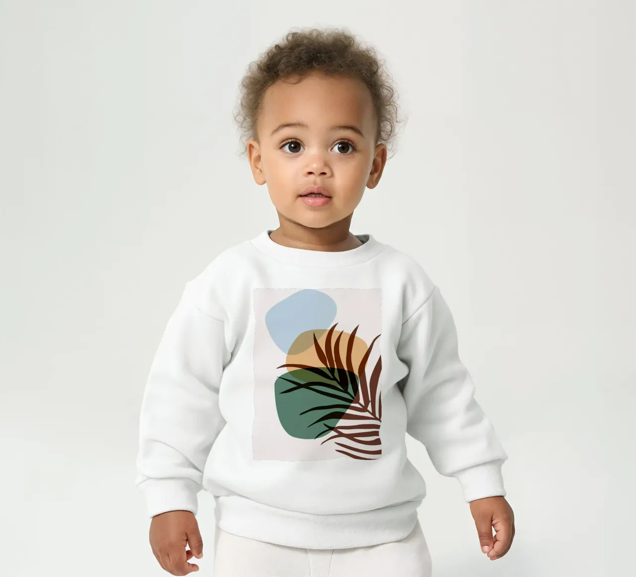 Forme astratte botaniche felpa neonato da BasicShopByBell