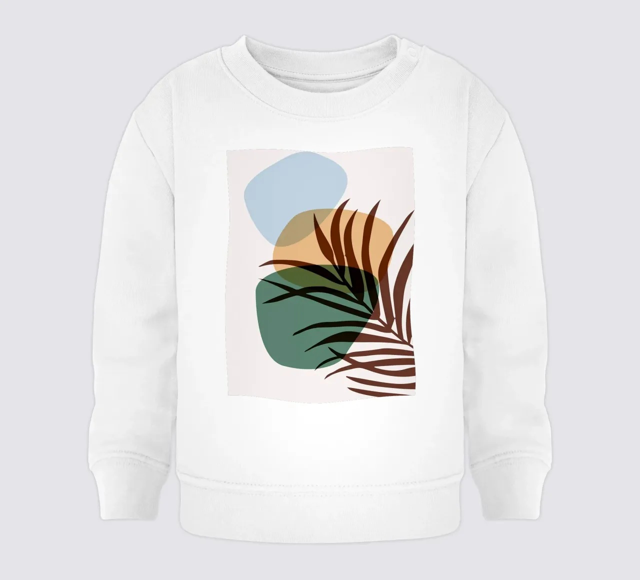 Forme astratte botaniche felpa neonato da BasicShopByBell