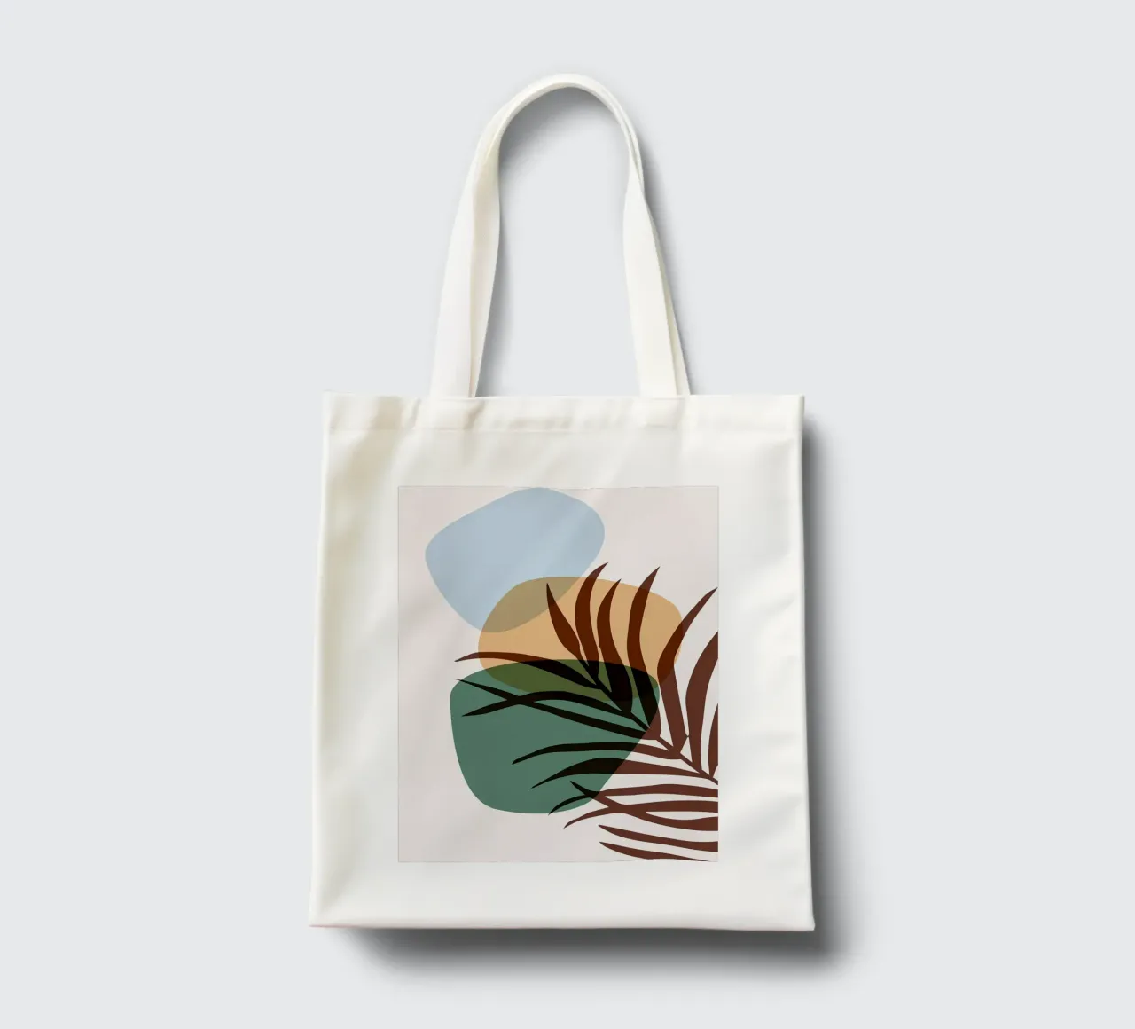 Forme astratte botaniche borsa in juta da BasicShopByBell