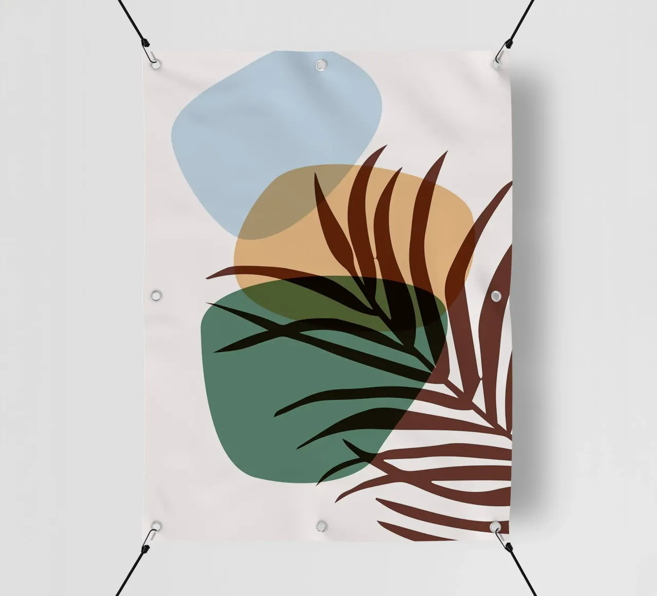Forme astratte botaniche telo in pvc da BasicShopByBell