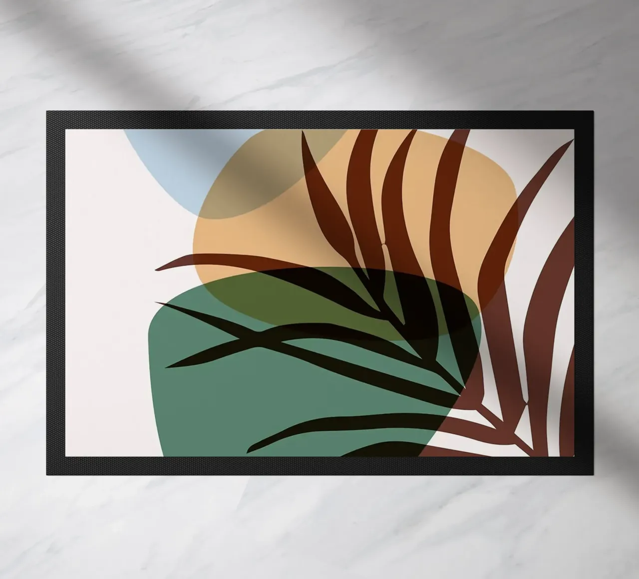 Forme astratte botaniche zerbino da BasicShopByBell