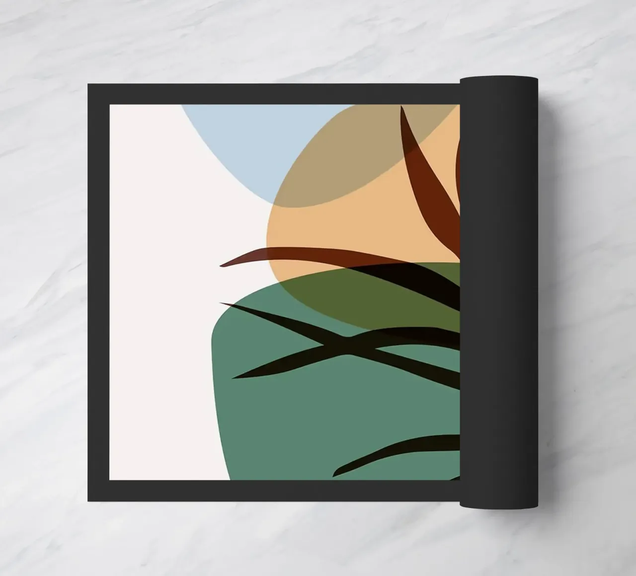 Forme astratte botaniche zerbino da BasicShopByBell