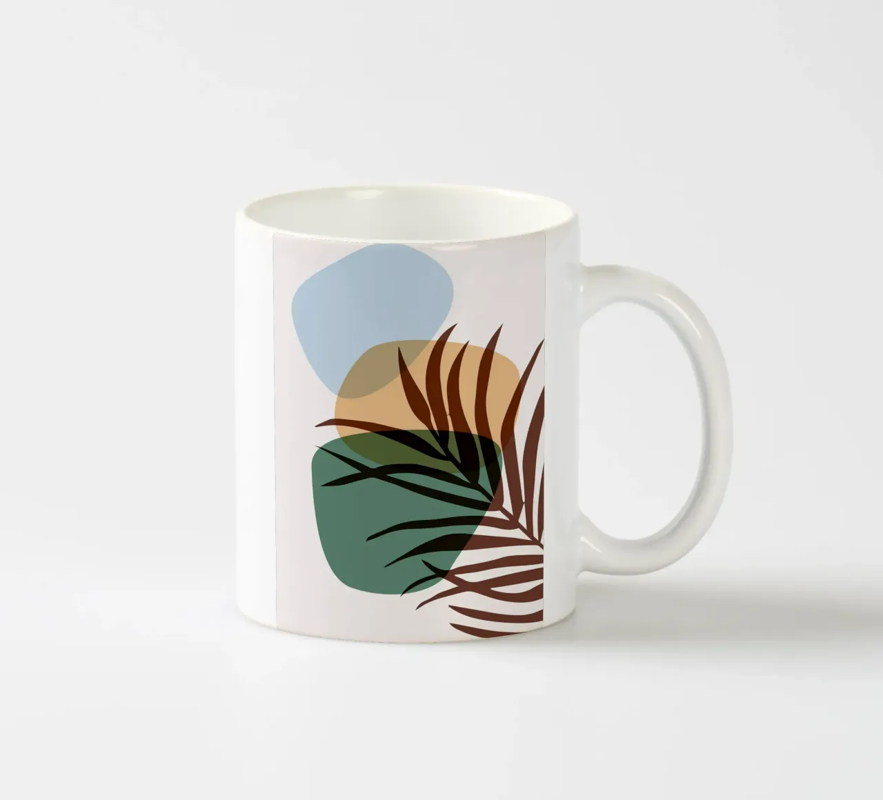 Forme astratte botaniche tazza in ceramica da BasicShopByBell