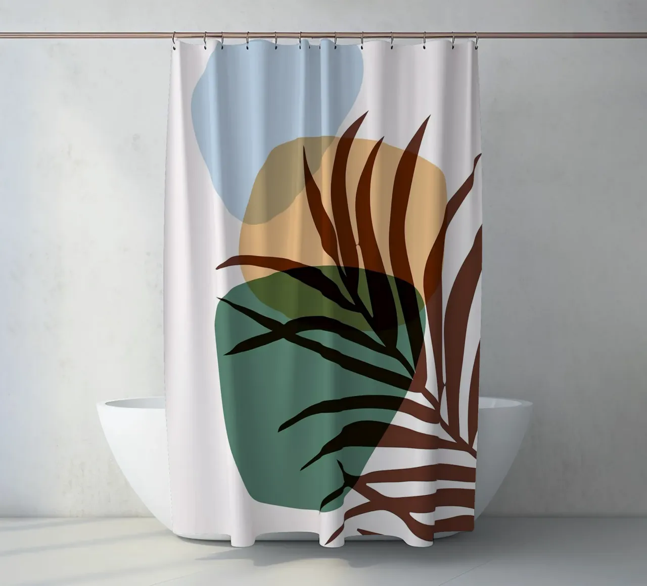 Forme astratte botaniche tenda da doccia da BasicShopByBell