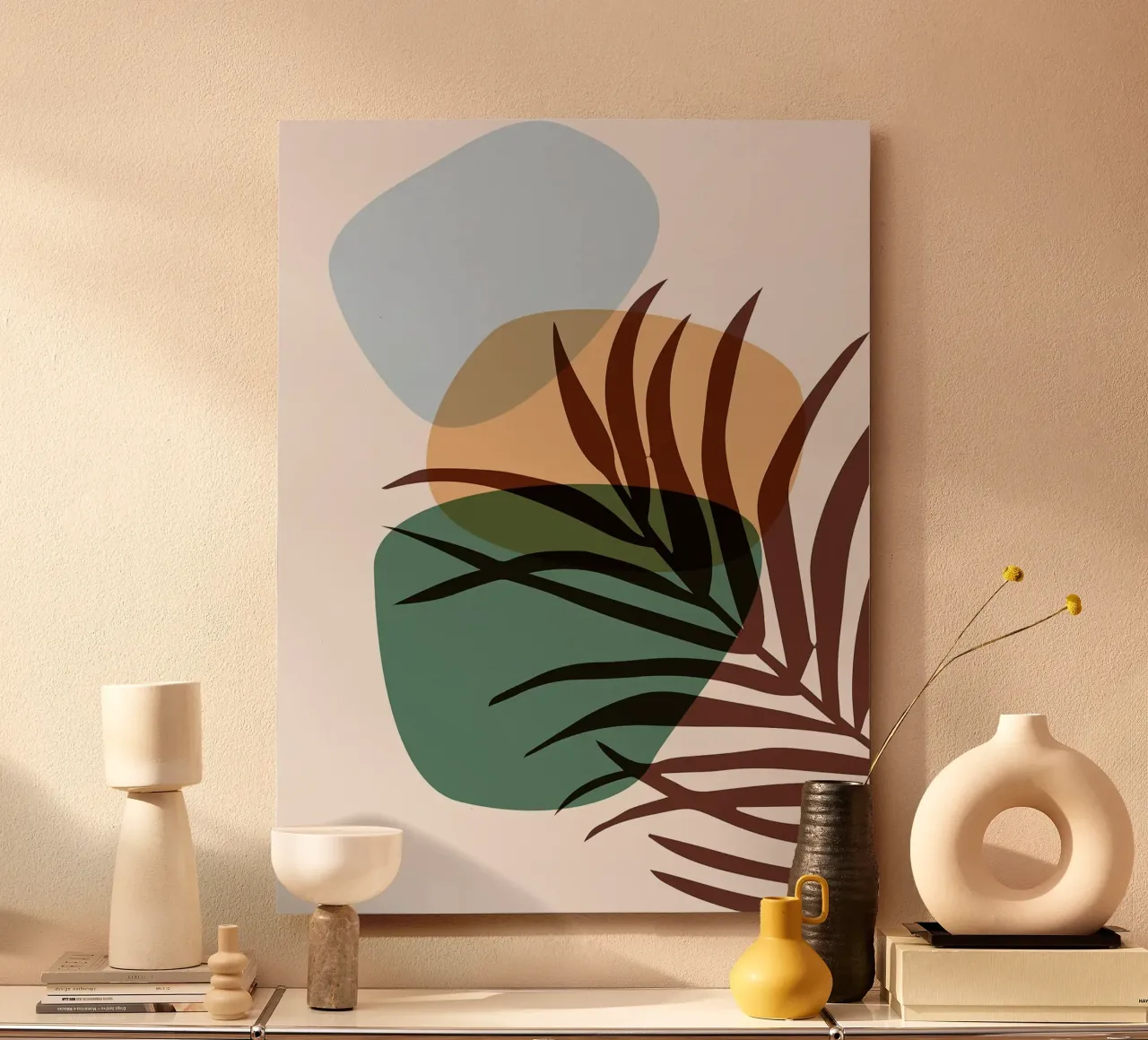 Forme astratte botaniche alluminio dibond da BasicShopByBell