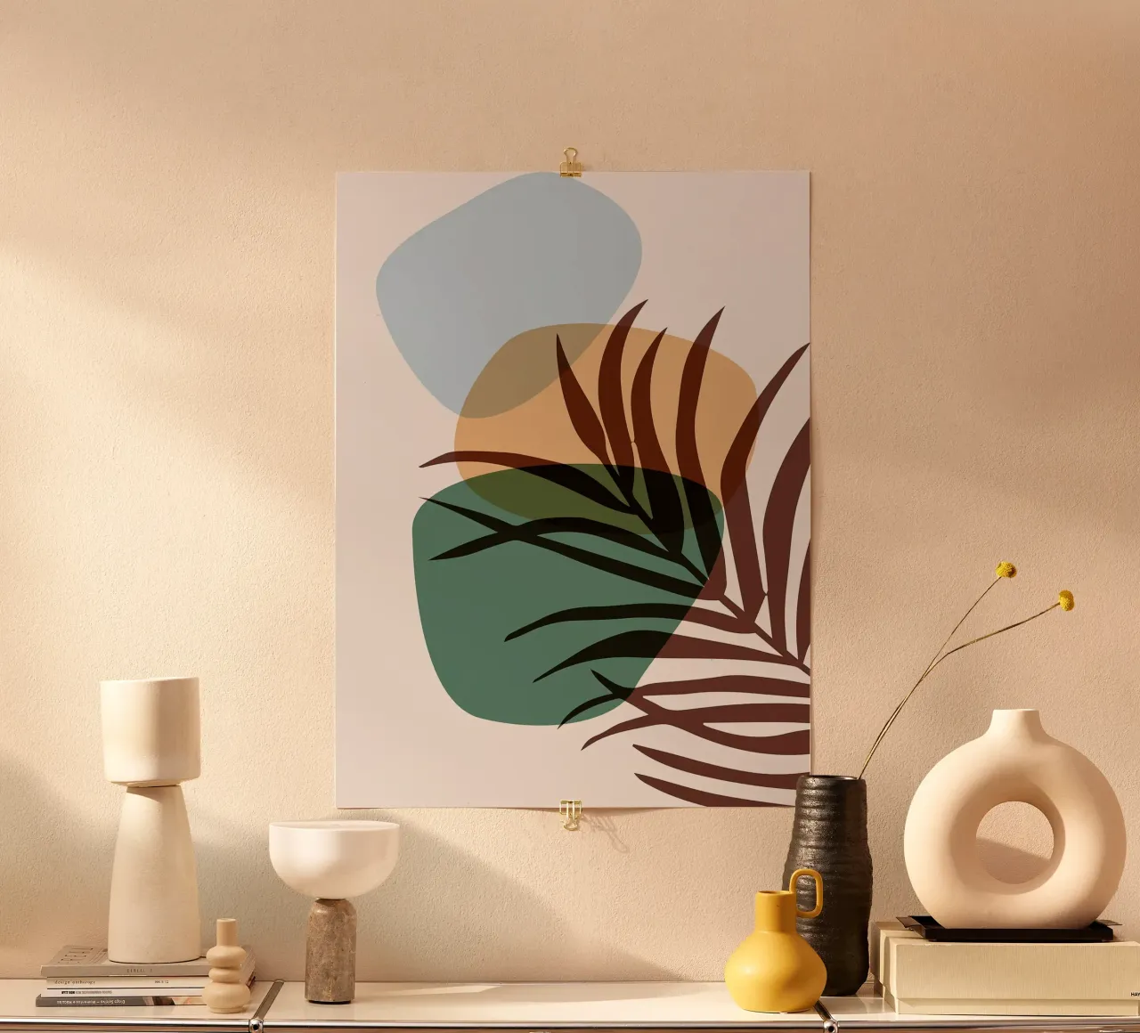Forme astratte botaniche poster da BasicShopByBell