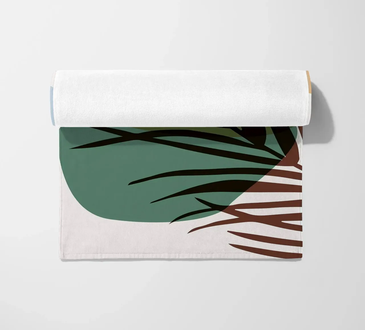 Forme astratte botaniche telo mare da BasicShopByBell