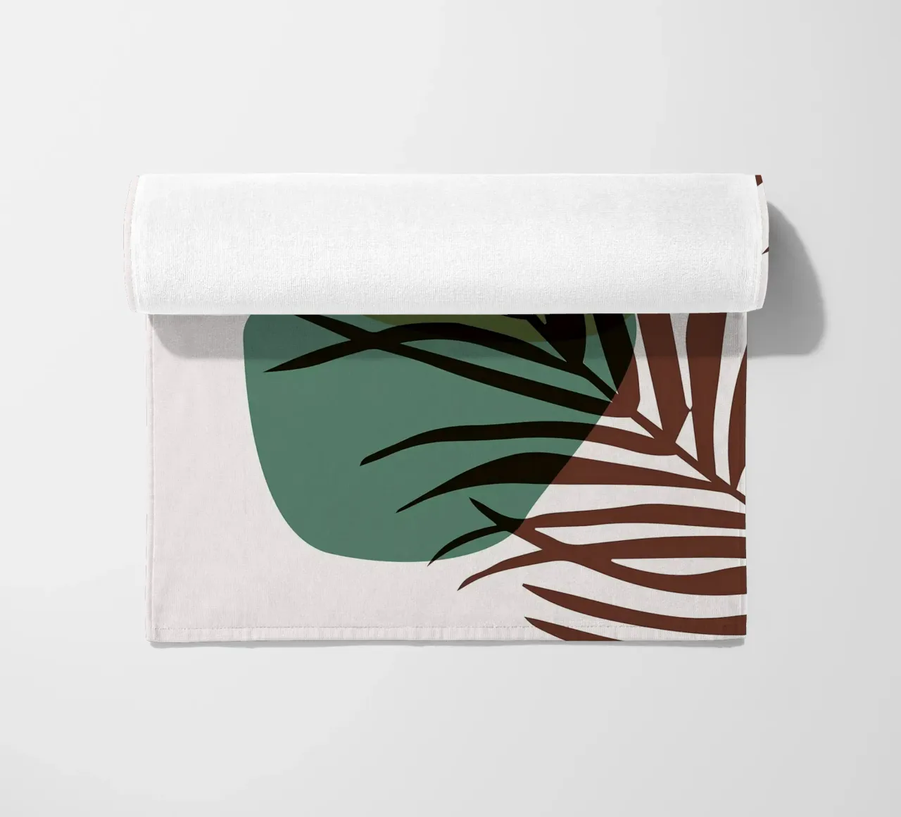 Forme astratte botaniche telo mare da BasicShopByBell