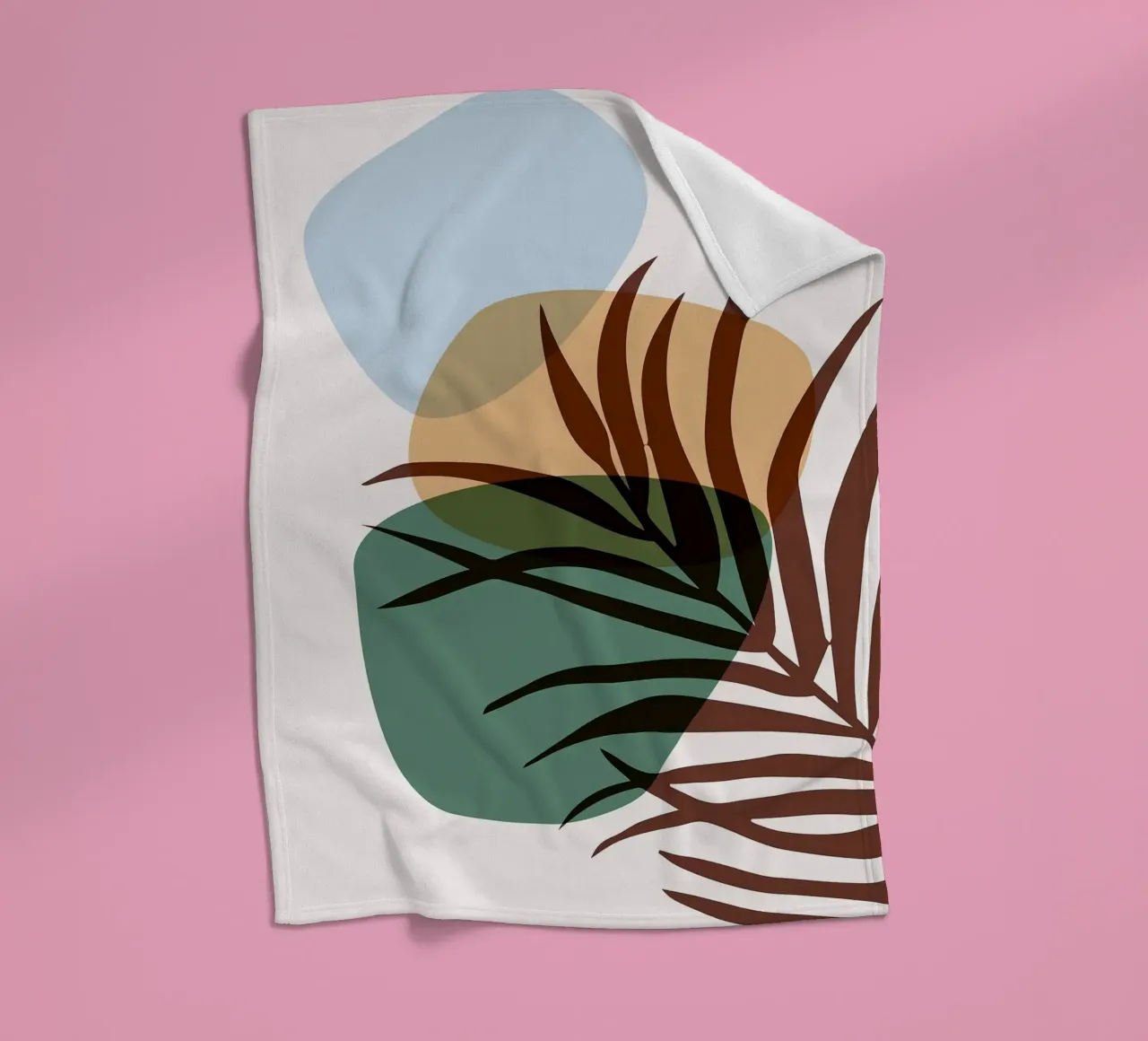 Forme astratte botaniche coperta in pile da BasicShopByBell