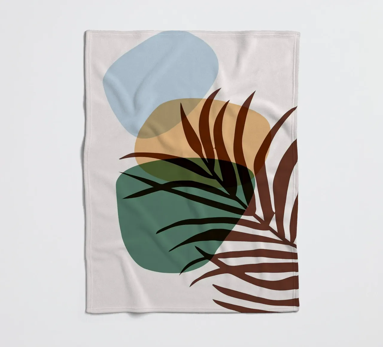 Forme astratte botaniche coperta in pile da BasicShopByBell