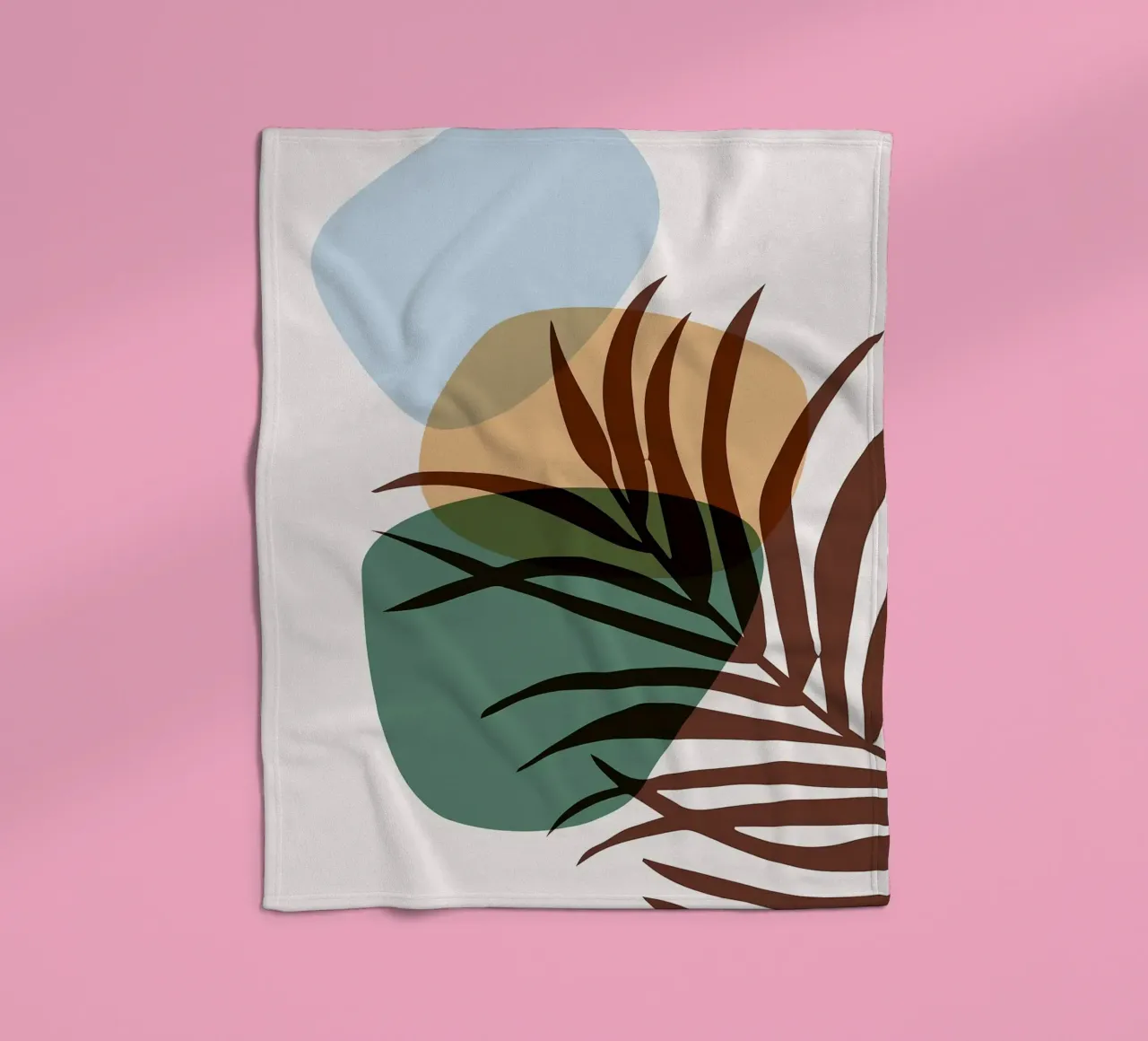 Forme astratte botaniche coperta in pile da BasicShopByBell
