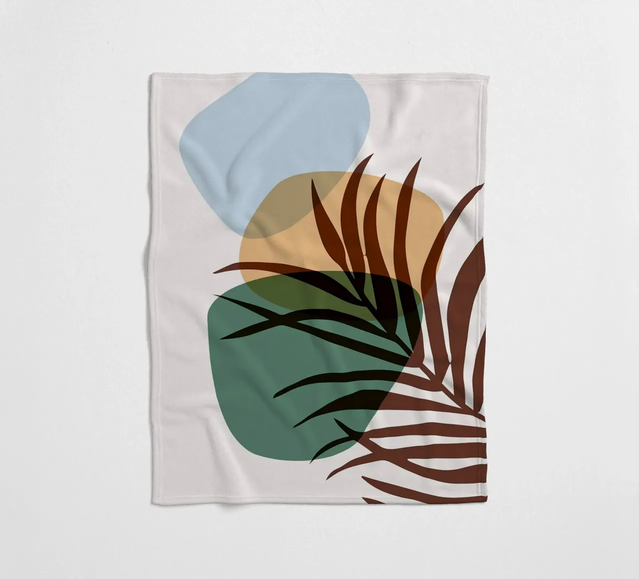 Forme astratte botaniche coperta in pile da BasicShopByBell