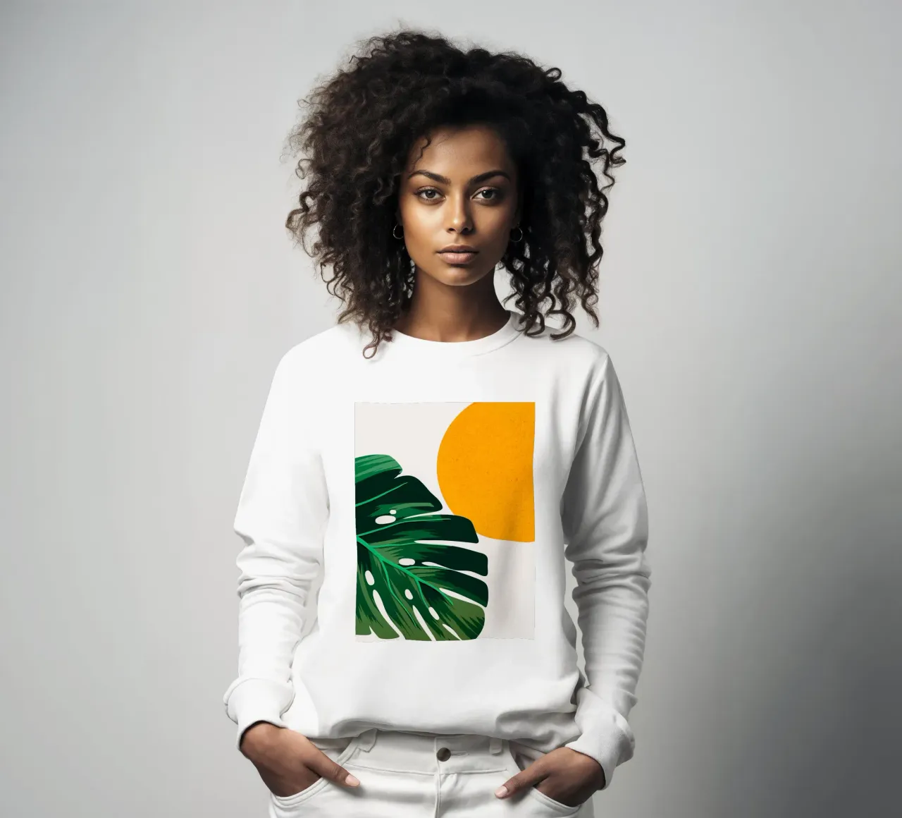 Boho abstract sweatshirt van BasicShopByBell