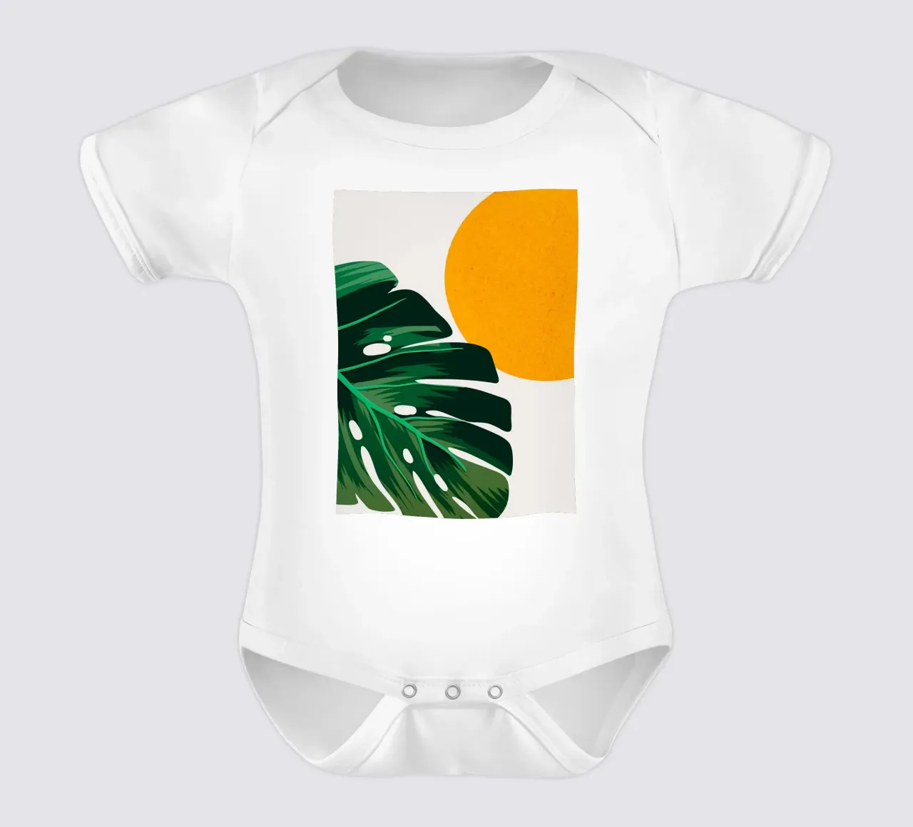 Boho astratto body neonato maniche corte da BasicShopByBell