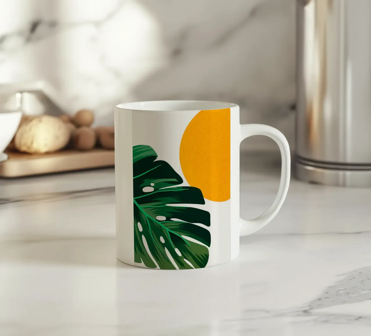 Boho astratto tazza in ceramica da BasicShopByBell
