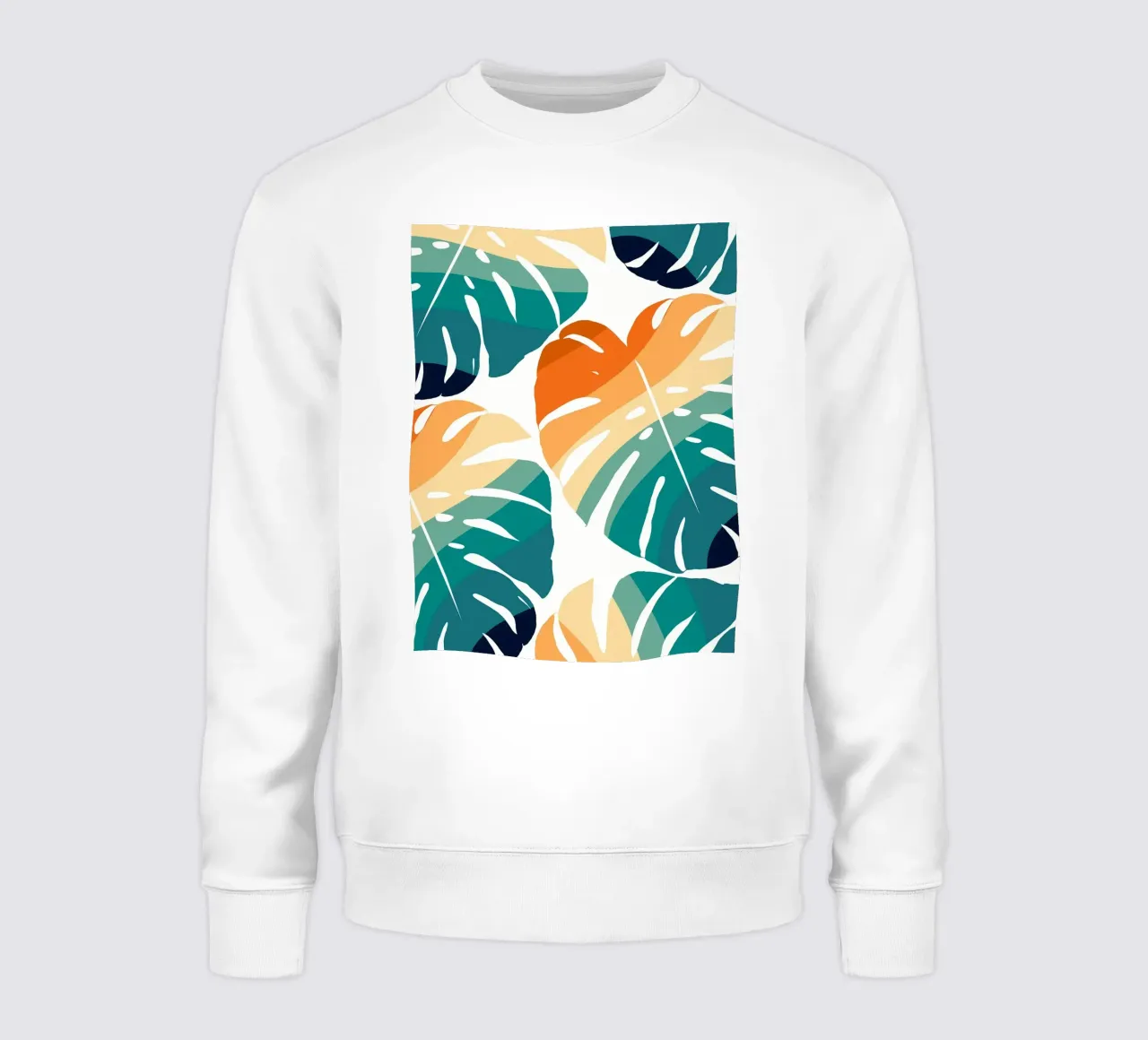 Monstera Retro Pattern sweat de BasicShopByBell
